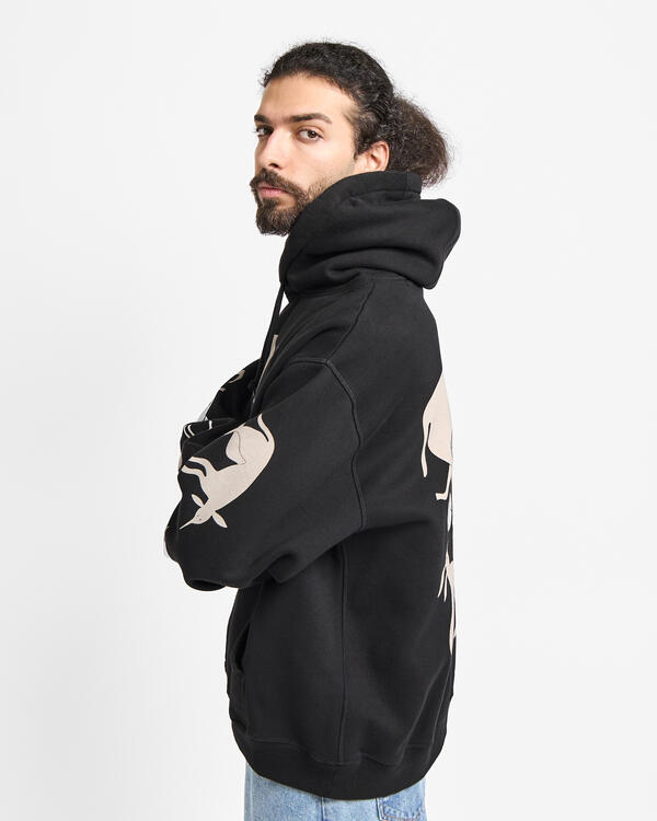 by Parra Non grand cafe hooded sweatshirt | 55230 | AFEW STORE